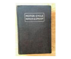 Vintage British motorcycle maintenance book